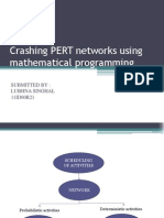 Crashing PERT Networks Using Mathematical Programming: Submitted By: Lubhna Singhal 11ID60R21