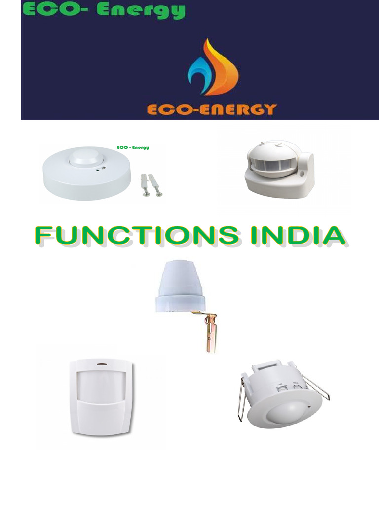 Affordable Energy-Saving Sensors & Switches | PDF | Measuring ...