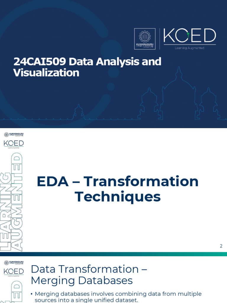 EDA: Database Merging Techniques | PDF | No Sql | Databases