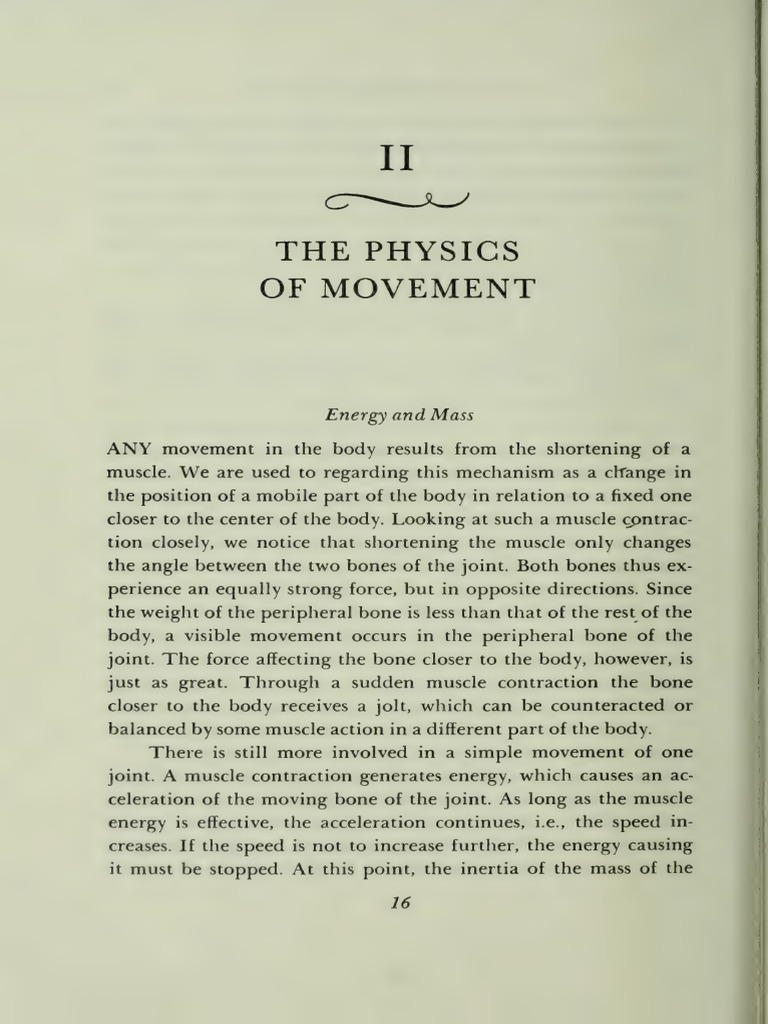 Physics of Body Movement Explained | PDF | Hand | Force