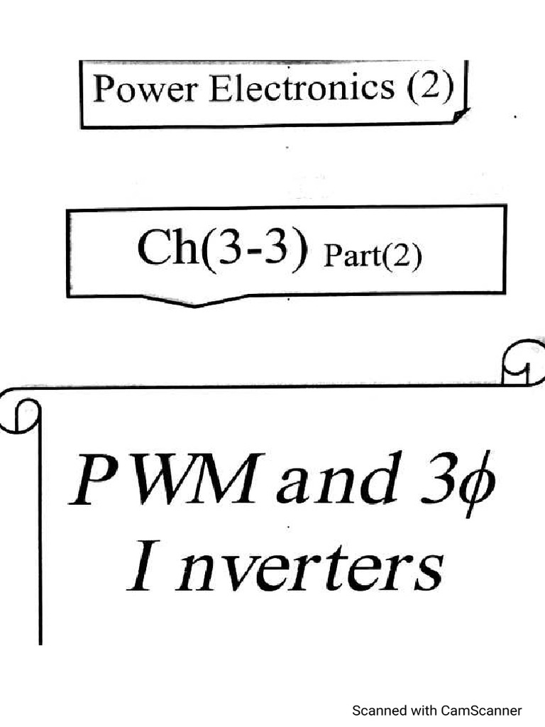 Six Step Three Phase Inverter | PDF