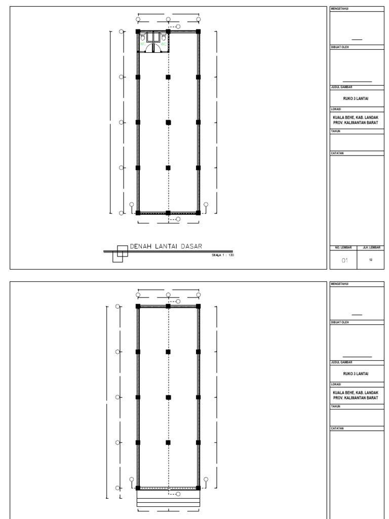 Gambar Ruko 3 LT | PDF