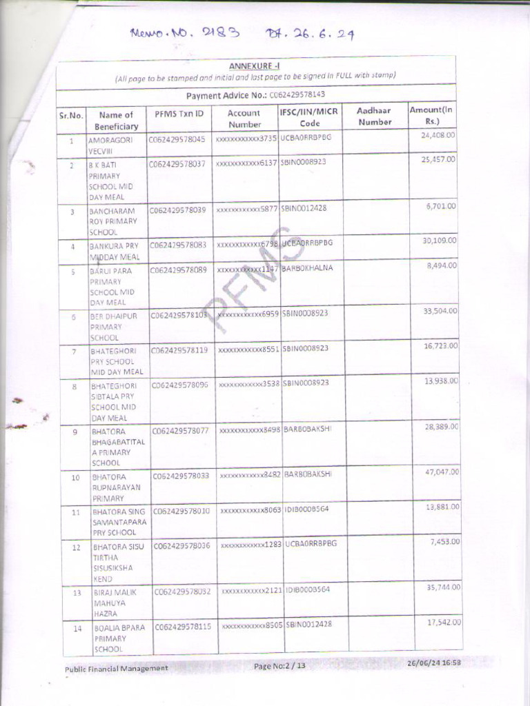 5d836756-PRIMARY COOKING COST APR TO JUNE 2024 | PDF