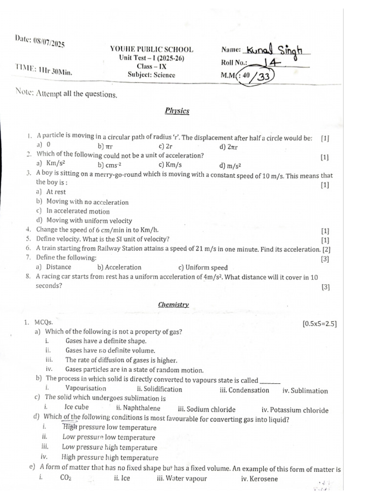 Science Paper | PDF