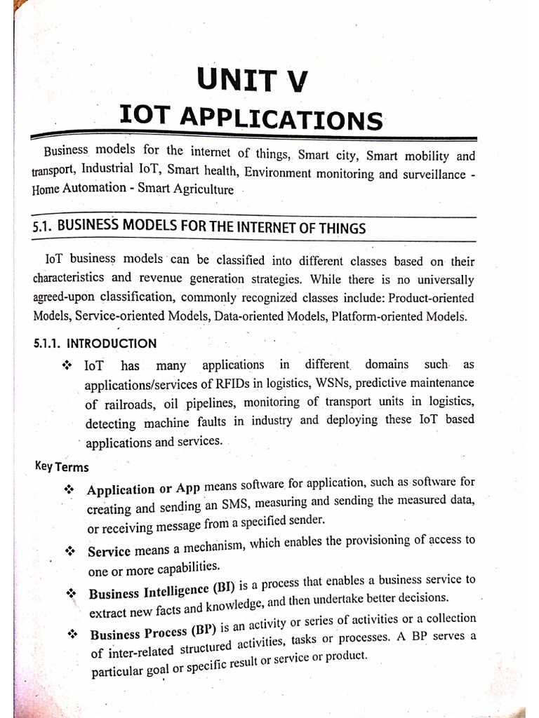 IoT Unit 5 | PDF