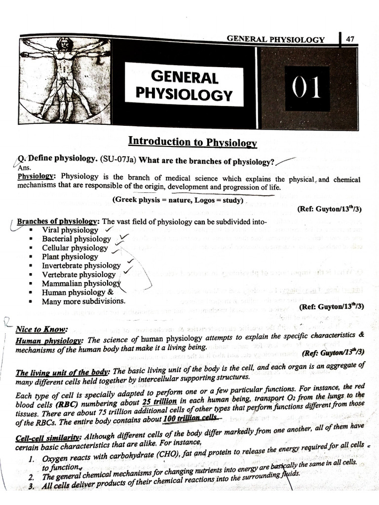 Arif's General Physiology | PDF