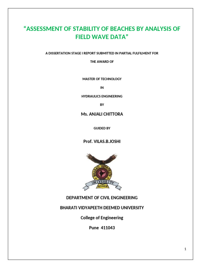 Beach Stability Assessment Using Wave Data | PDF | Beach | Coast