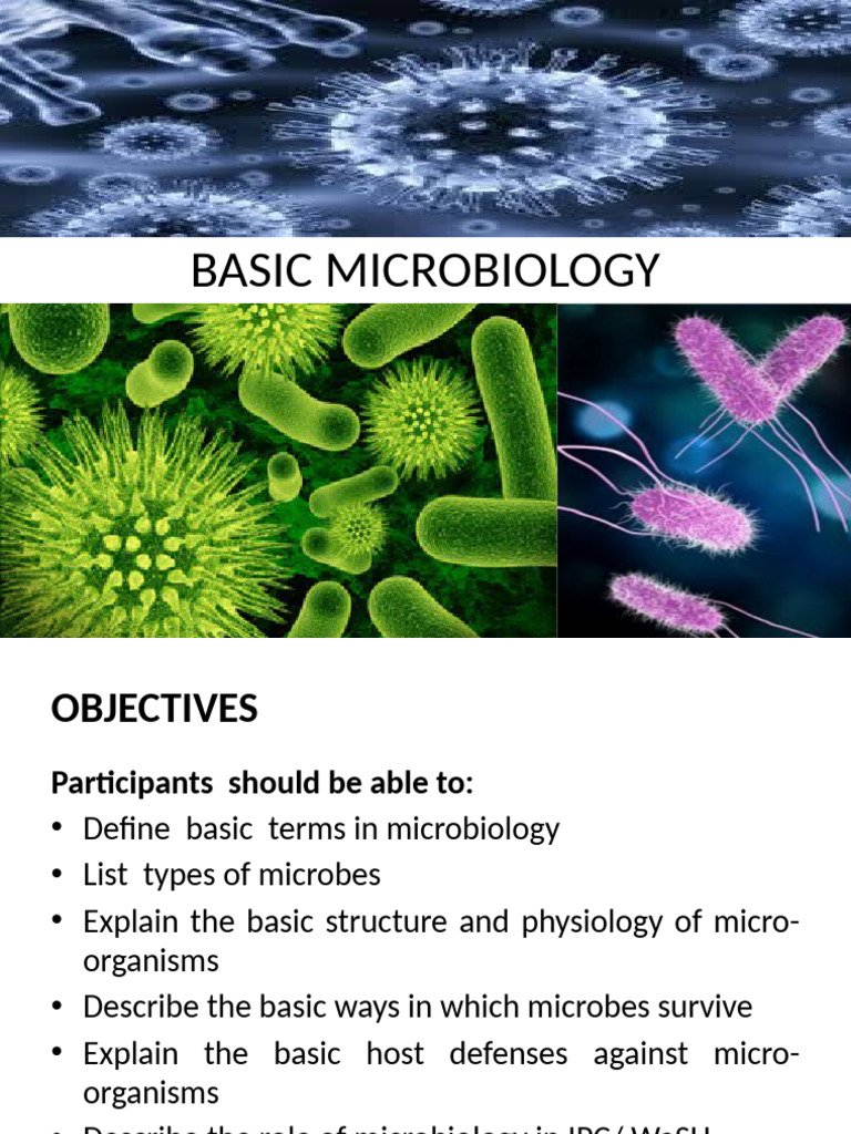 BASIC MICROBIOLOGY Good One | PDF | Microorganism | Infection