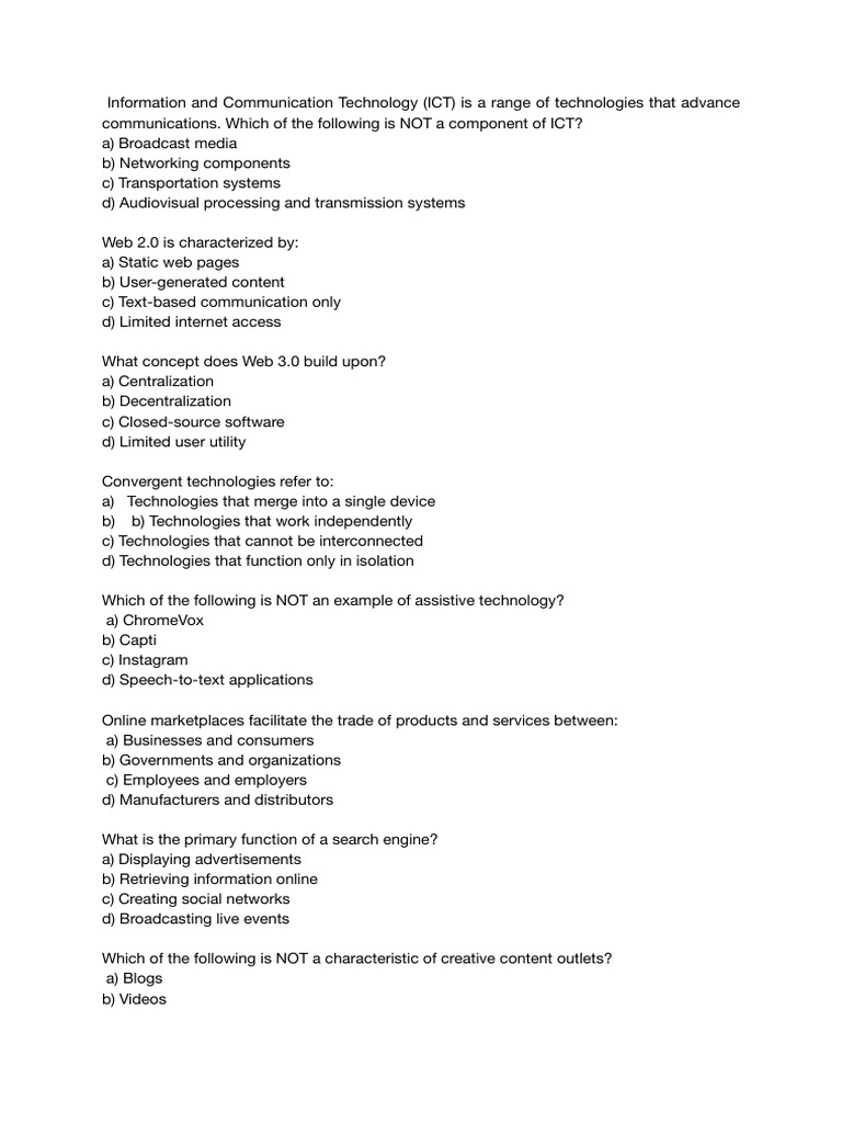 Key Concepts in ICT and Online Safety | PDF | World Wide Web | Internet ...