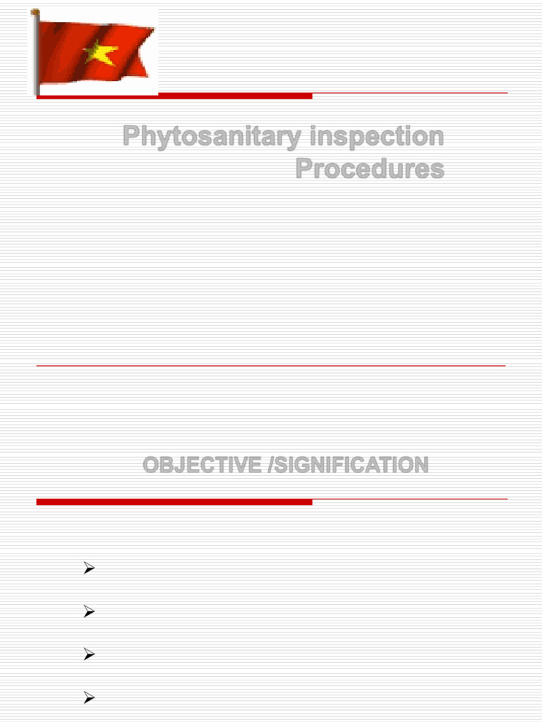 Phytosanitary Inspection Procedures in Vietnam | PDF | Pest (Organism ...