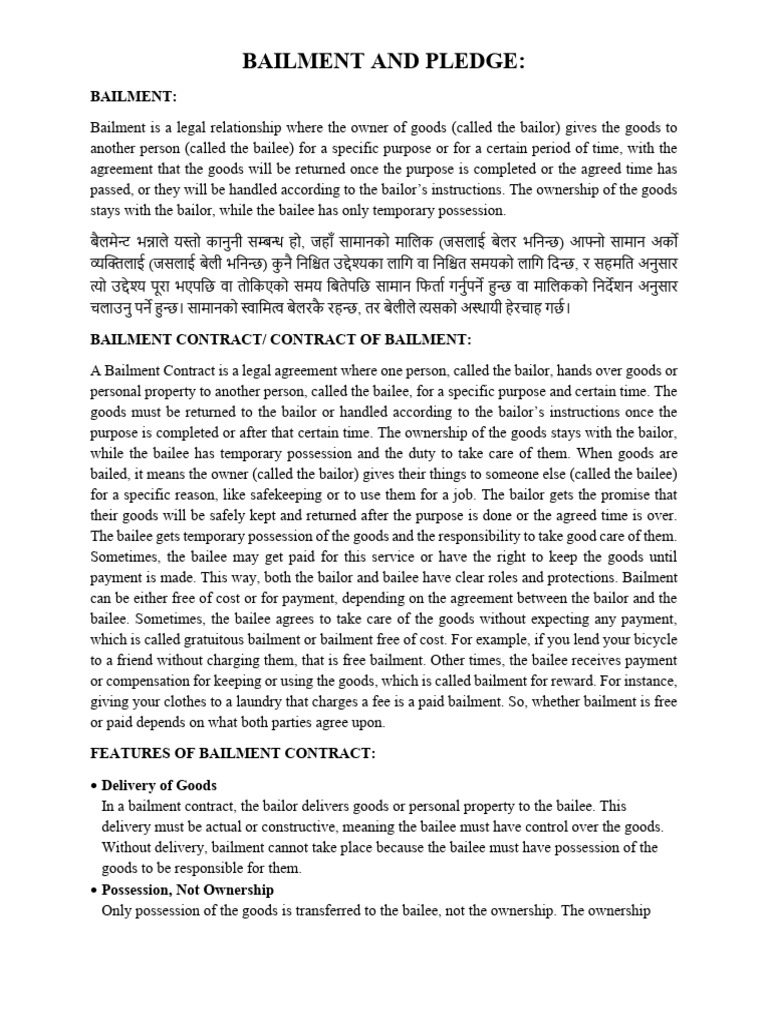 Understanding Pledge and Pledgee Roles | PDF | Loans | Debt