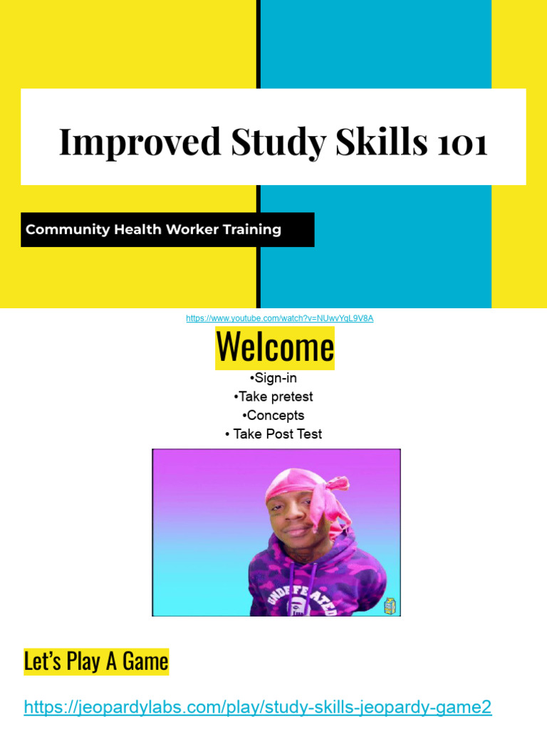 Effective Study Skills for CHW Training | PDF | Learning Styles | Learning