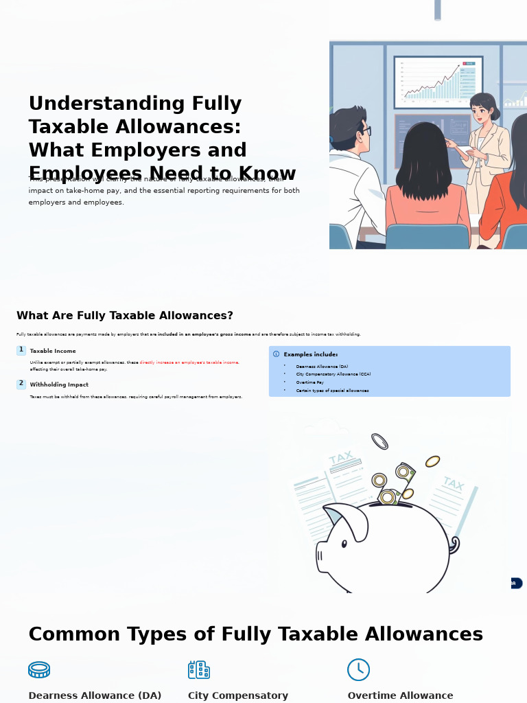 Understanding Fully Taxable Allowances | PDF | Cost Of Living | Payroll Tax