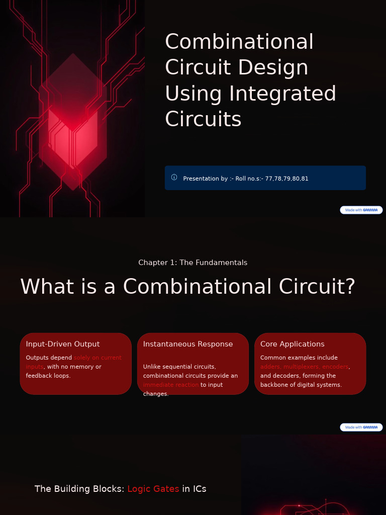 Combinational Circuit Design Using Integrated Circuits | PDF ...