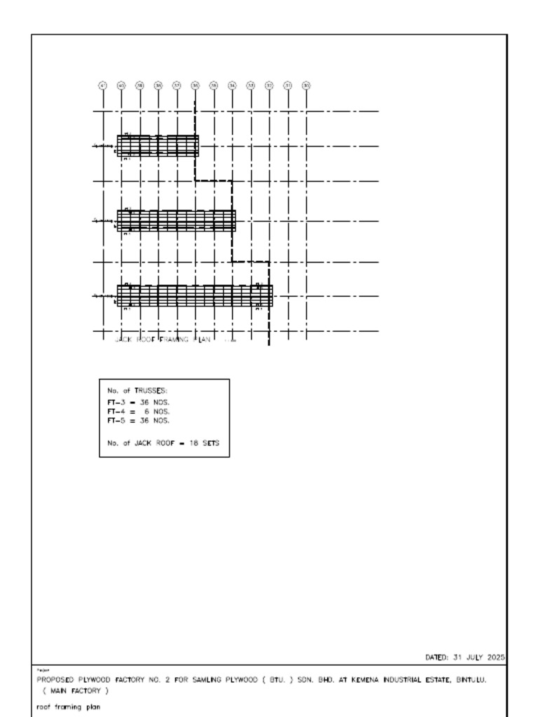 JW943 - Jack Roof Plan | PDF