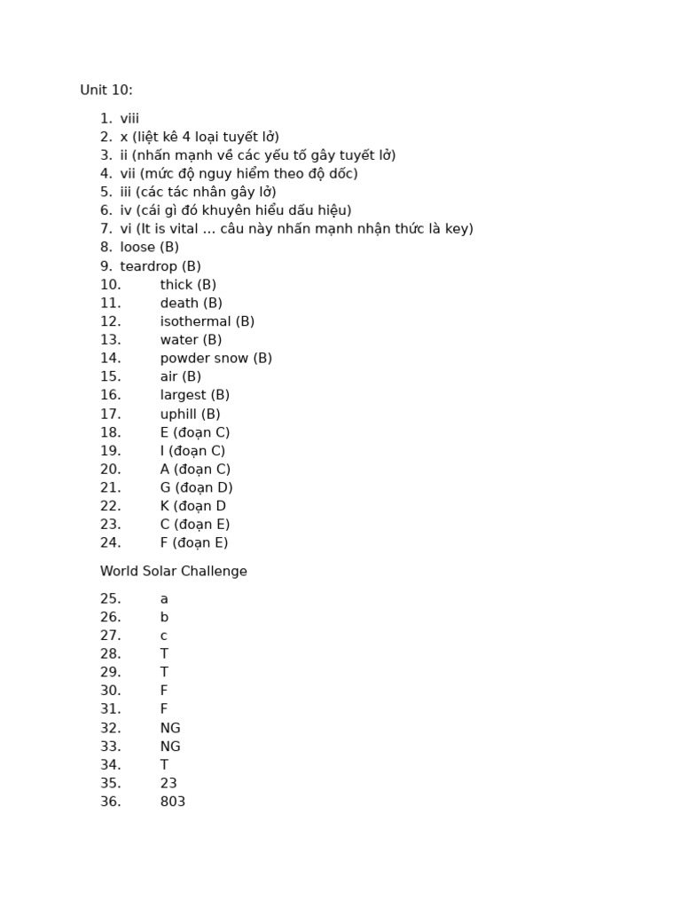 Unit 10 - U11 | PDF