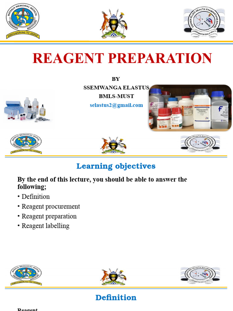 Reagent Preparation and Safety Guidelines | PDF | Staining | Ethanol