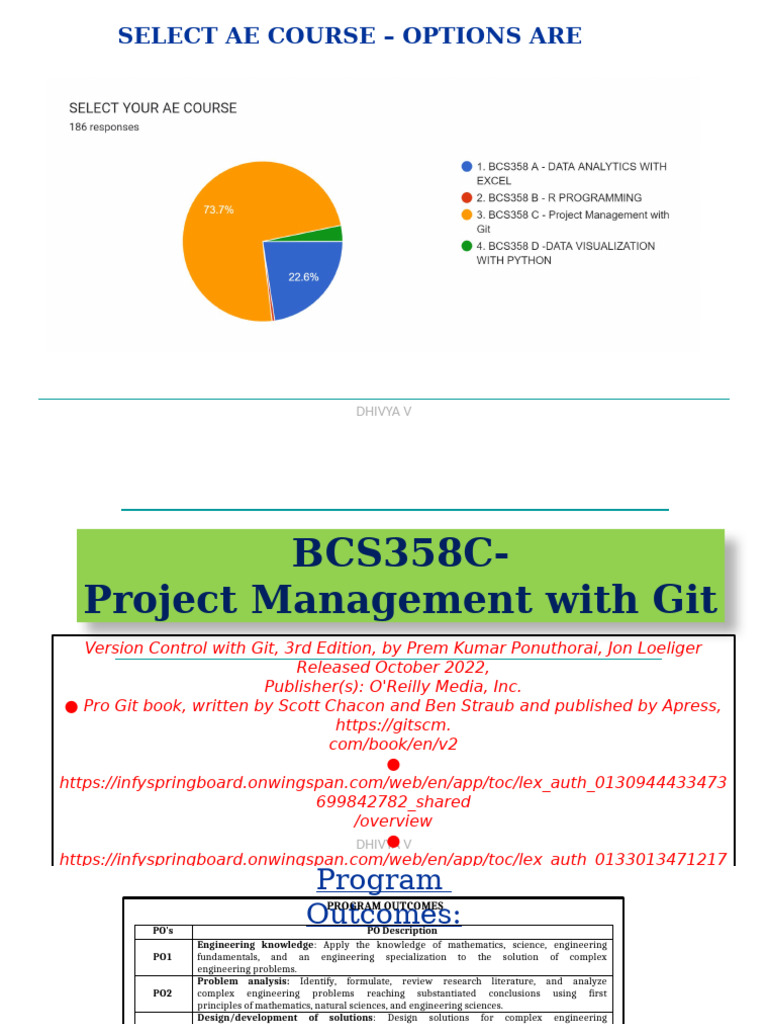 Project Management with Git Lab Manual | PDF | Engineering | Version ...