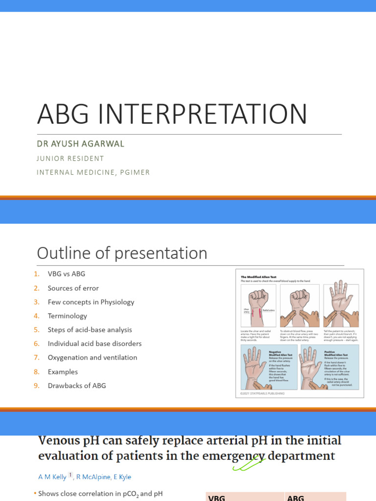 ABG Interpretation Guide for Clinicians | PDF | Physiology | Respiration