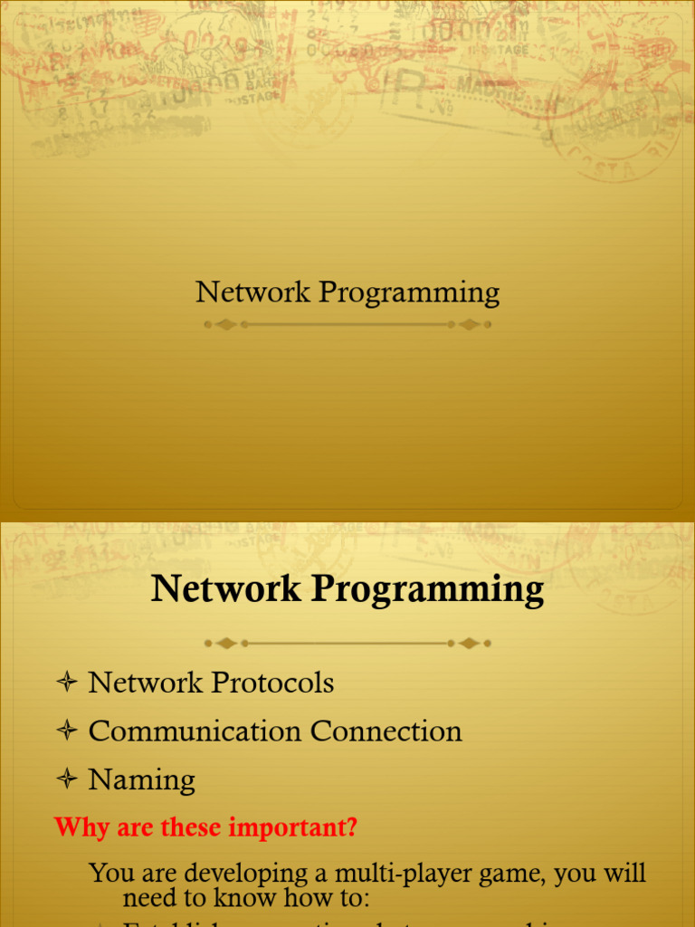 Network Programming Essentials Guide | PDF | Computer Network ...