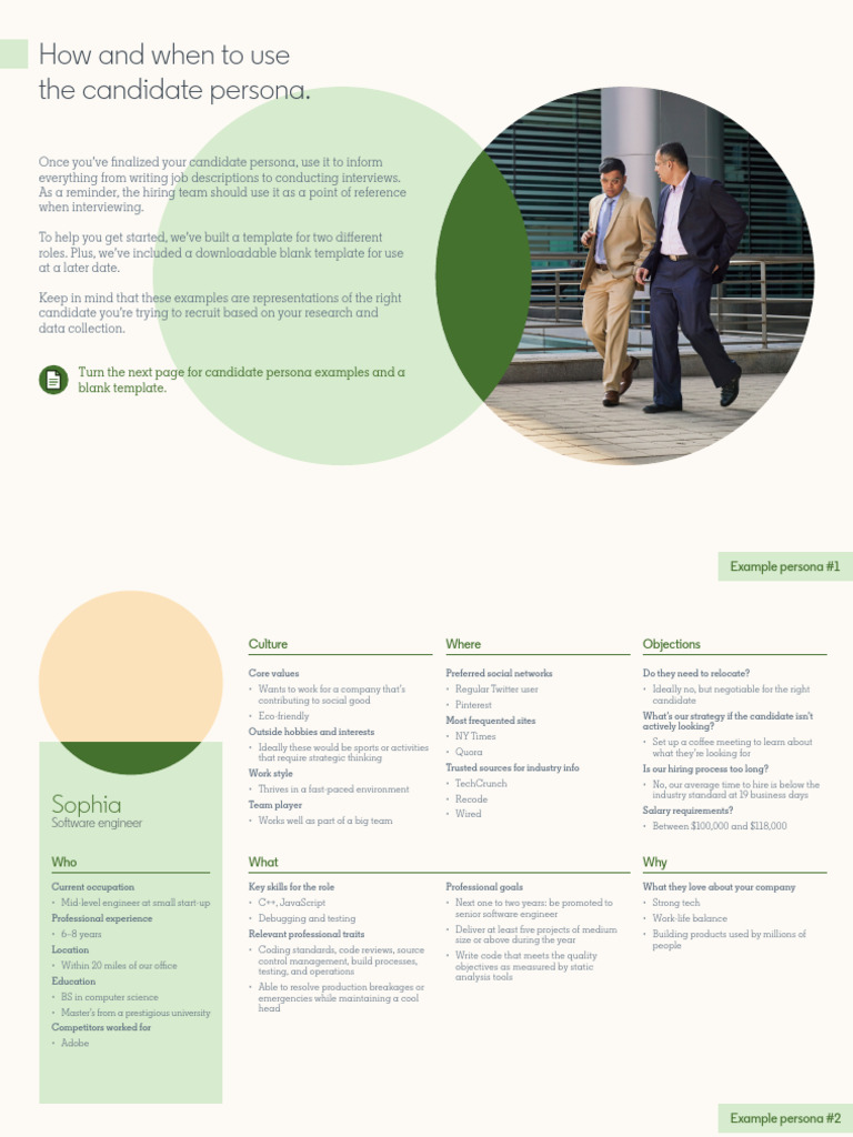 Candidate Persona Templates and Examples | PDF | Recruitment | Linked In