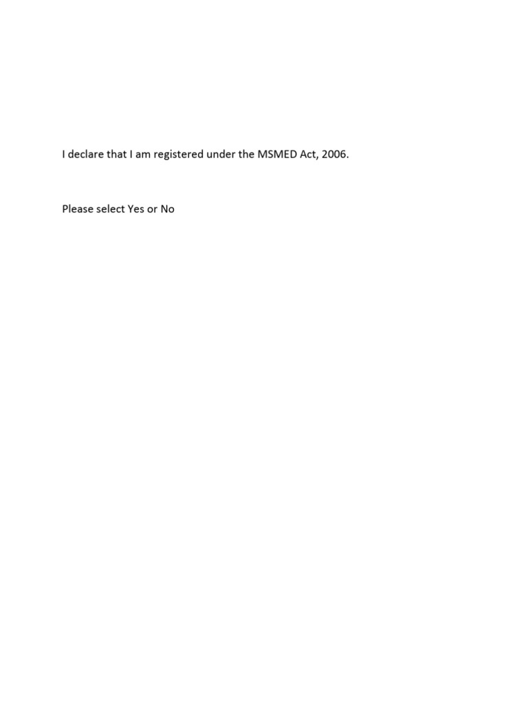 Ms Me Declaration | PDF