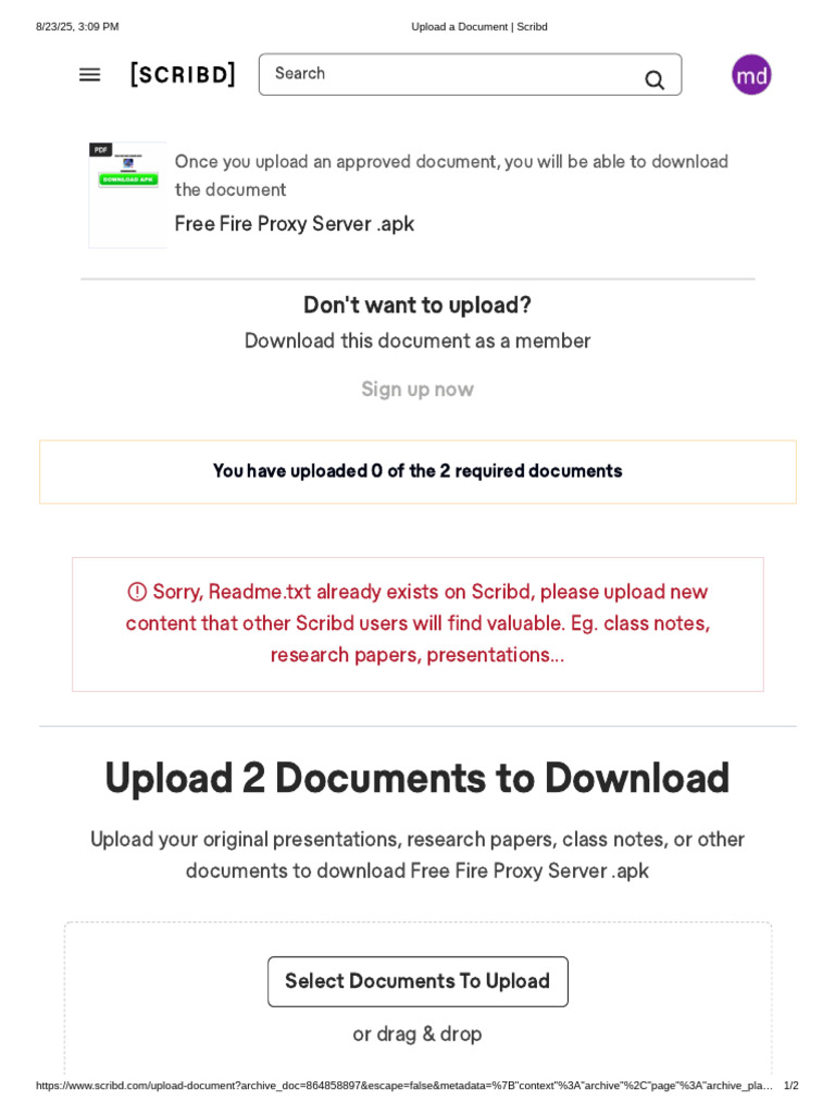 Upload A Document - Scribd | PDF | Scribd | Internet
