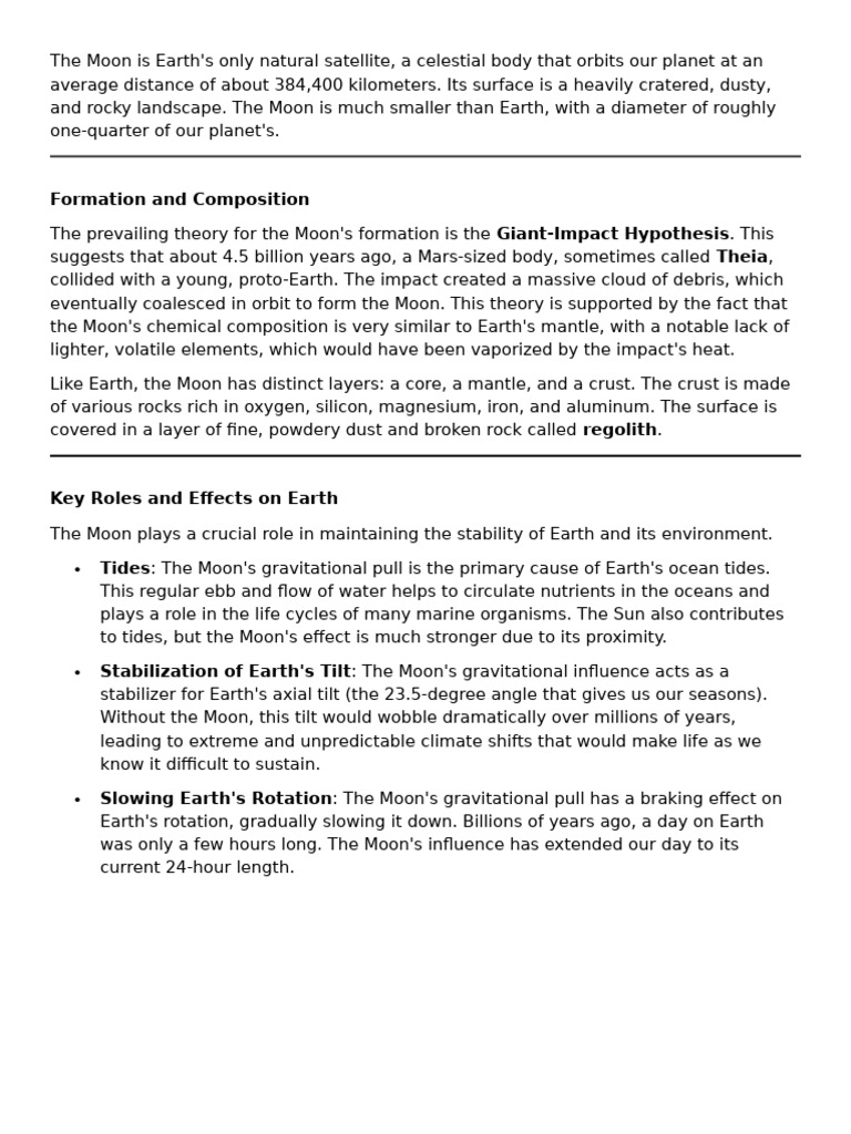 Full Moon | PDF