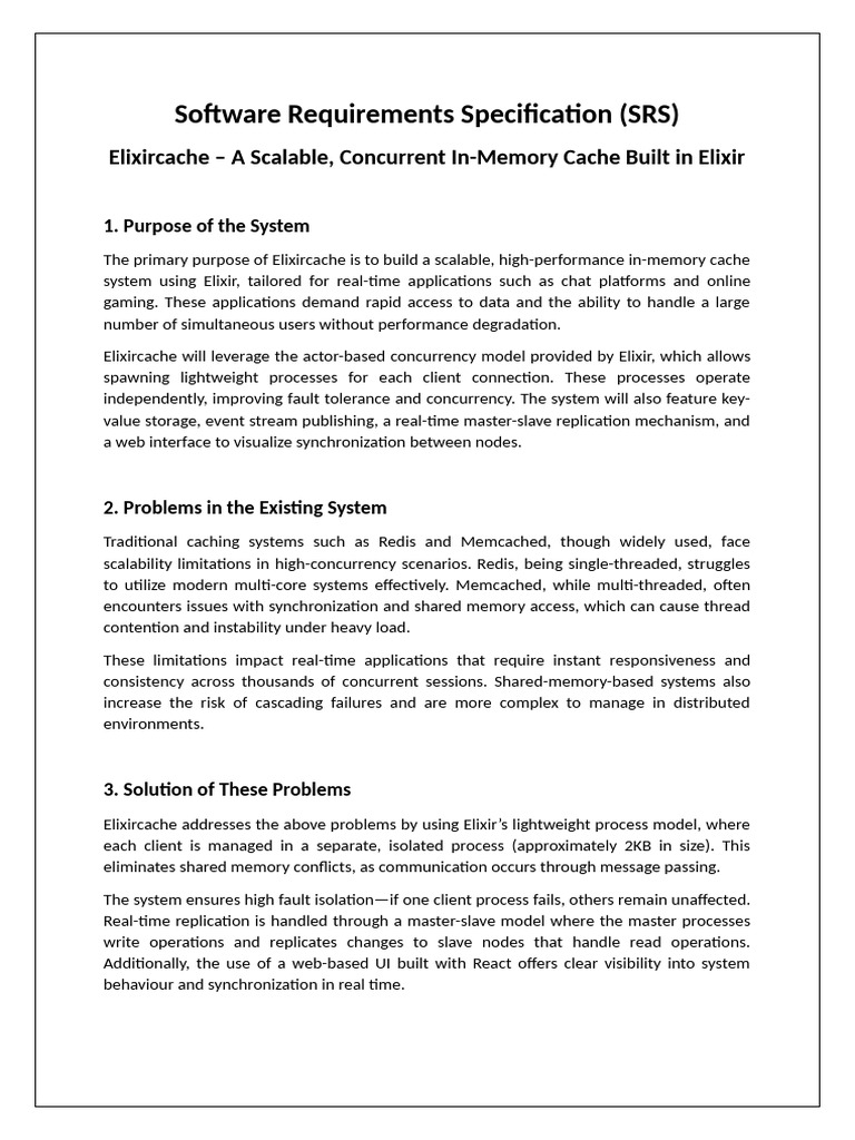 Elixircache: Scalable In-Memory Cache | PDF | Replication (Computing ...