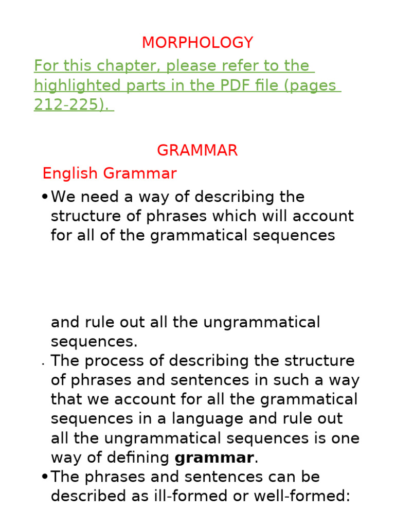 Understanding English Grammar and Syntax | PDF | Grammatical Gender ...