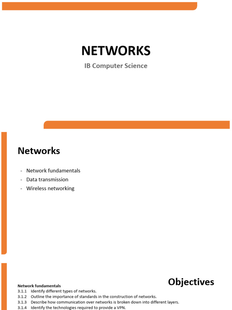 Network Fundamentals and Data Transmission | PDF | Computer Network ...