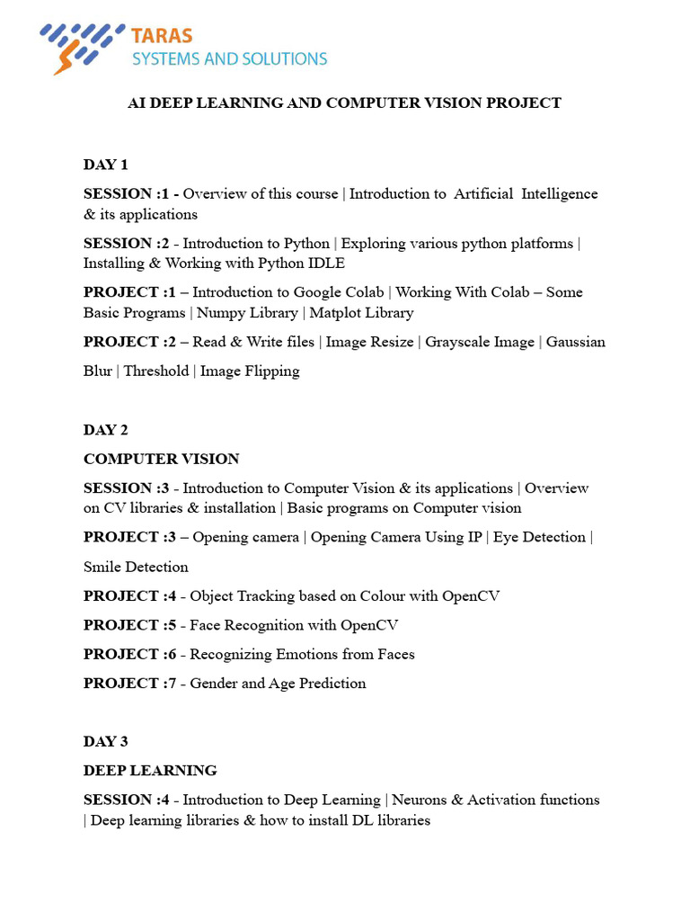 Java Deep Learning for Computer Vision | PDF