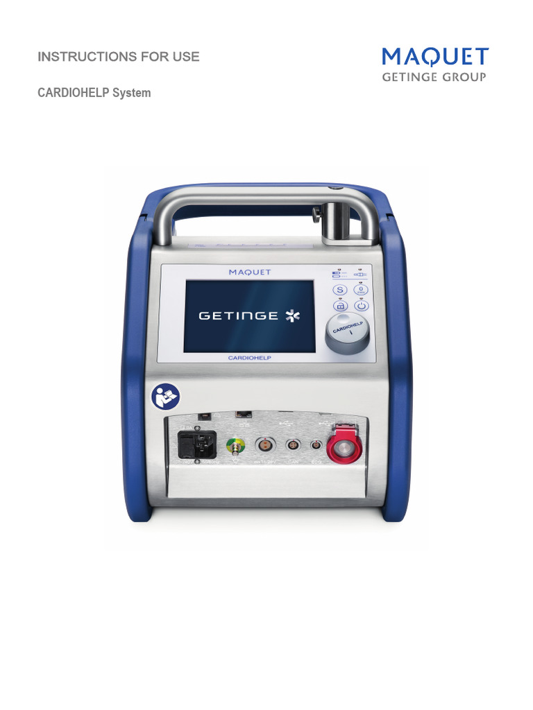 CARDIOHELP-i Instructions for Use | PDF | Circulatory System