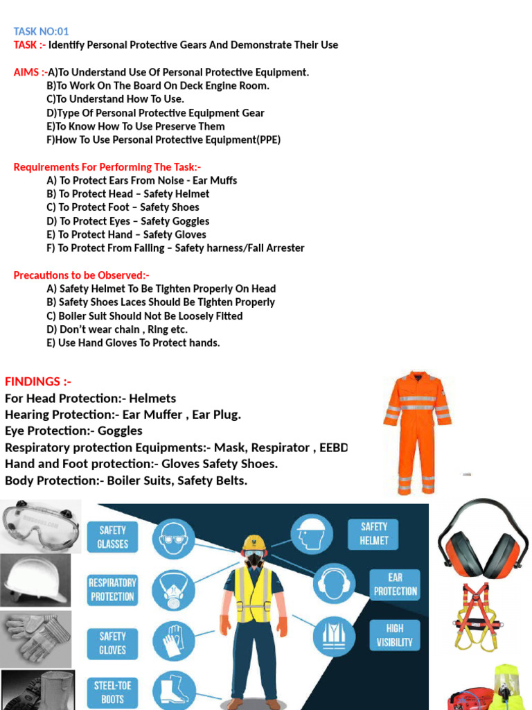 Personal Protective Equipment Guide | PDF | Pump | Valve