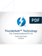 Thunderbolt™ Technology: The Transformational PC I/O