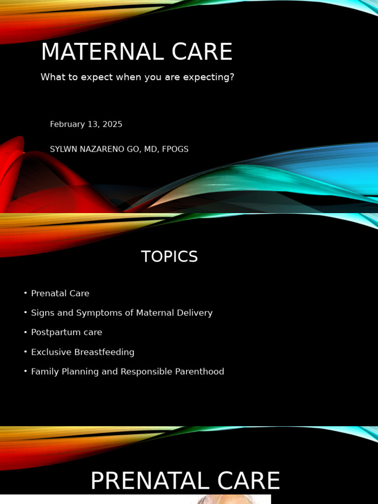 Essential Guide to Maternal Care | PDF | Breastfeeding | Childbirth
