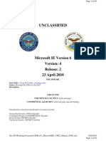Unclassified Microsoft IE6 V4R2 STIG