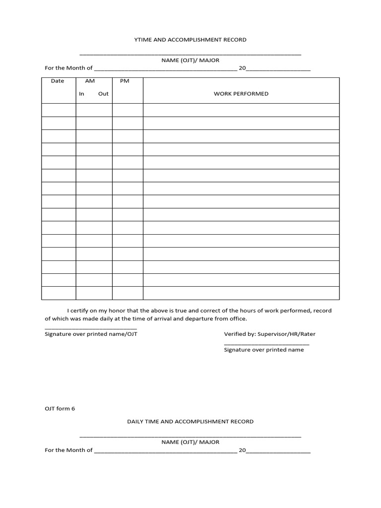 Accomplishment Example | PDF | Authentication | Signature