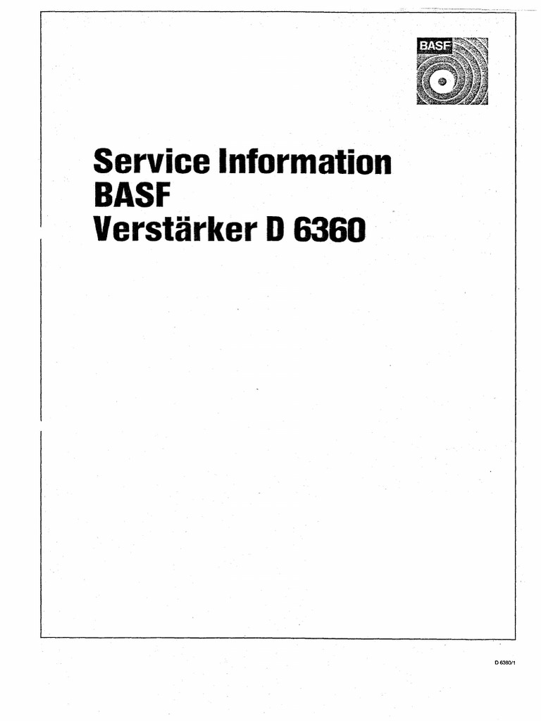 d6360 SM Basf de | PDF