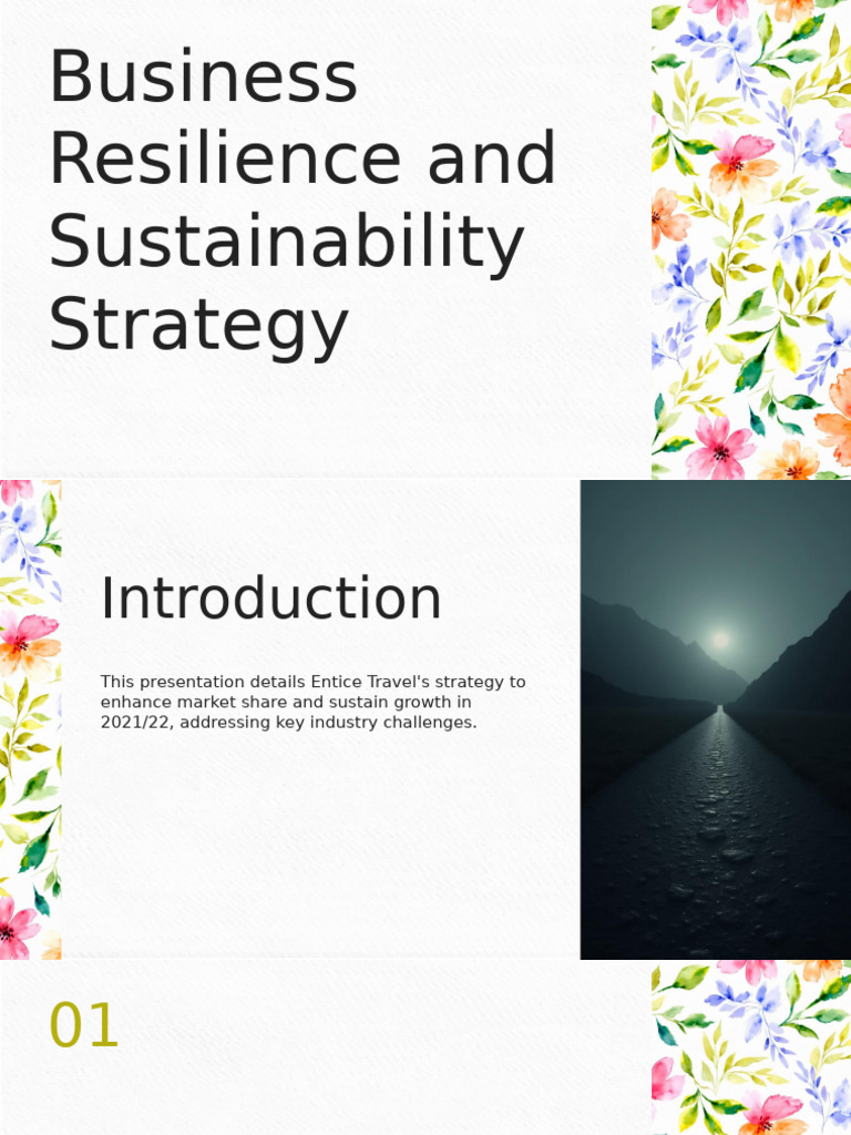 Business Resilience and Sustainability Strategy Amar | PDF