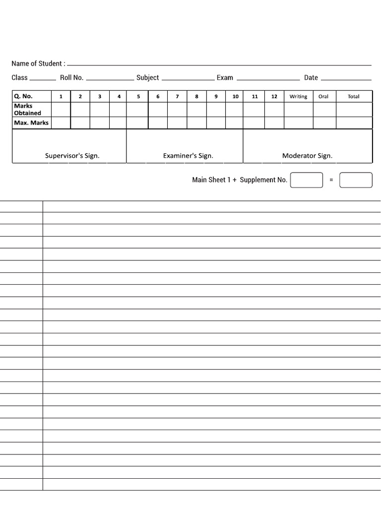 Answer Sheet - 250818 - 162515 | PDF