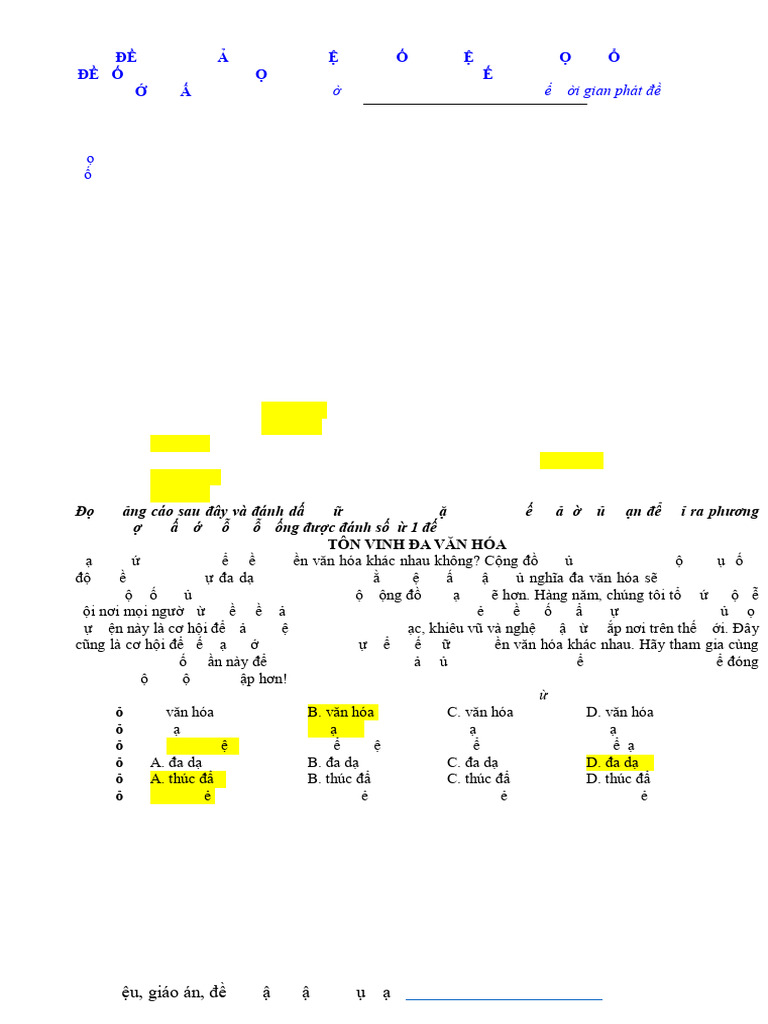 De 05 Key Chi Tiết | PDF