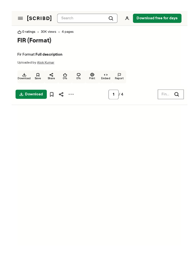 document672387577FIR Format | PDF