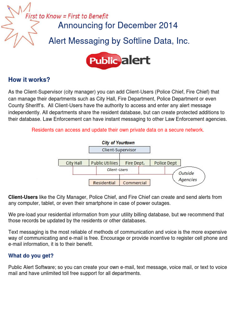 December 2014 Alert Messaging System | PDF | Information And ...