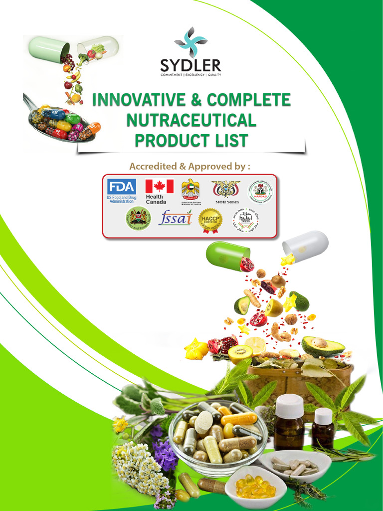 Comprehensive Nutraceutical Product List | PDF | Magnesium | Vitamin