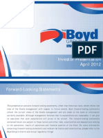 Boyd Group 2011 Q4 Presentation