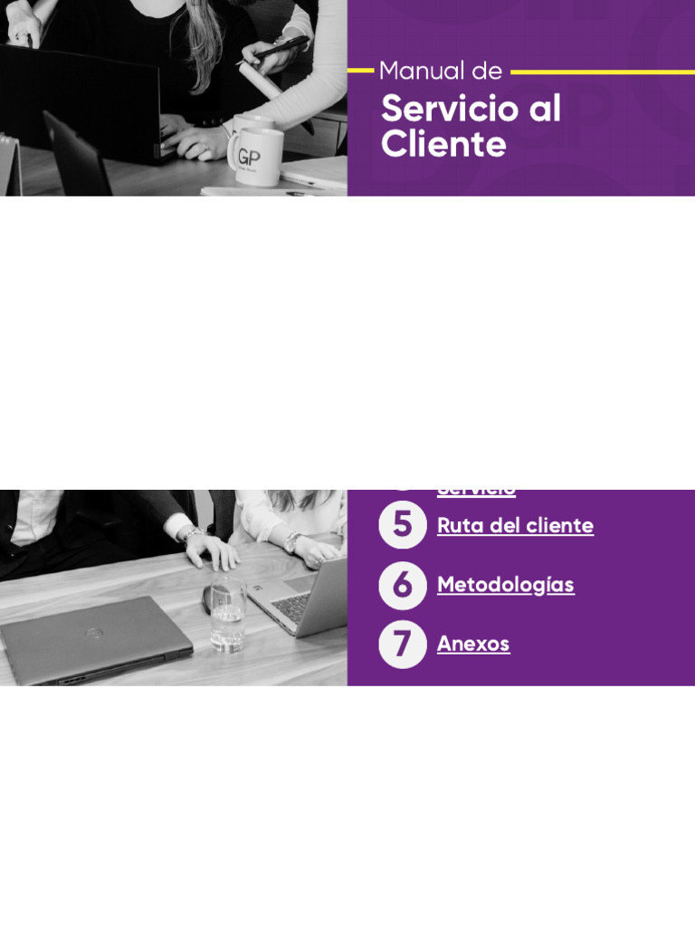 Manual de Servicio al Cliente GP | PDF | Acuerdo de nivel de servicio ...