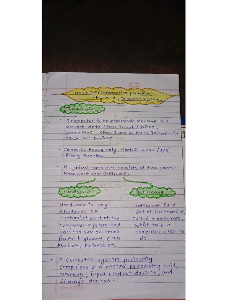 Chapter 1 IP Notes | PDF