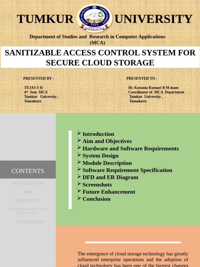 Secure Cloud Storage Access Control | PDF | Cloud Computing | Encryption