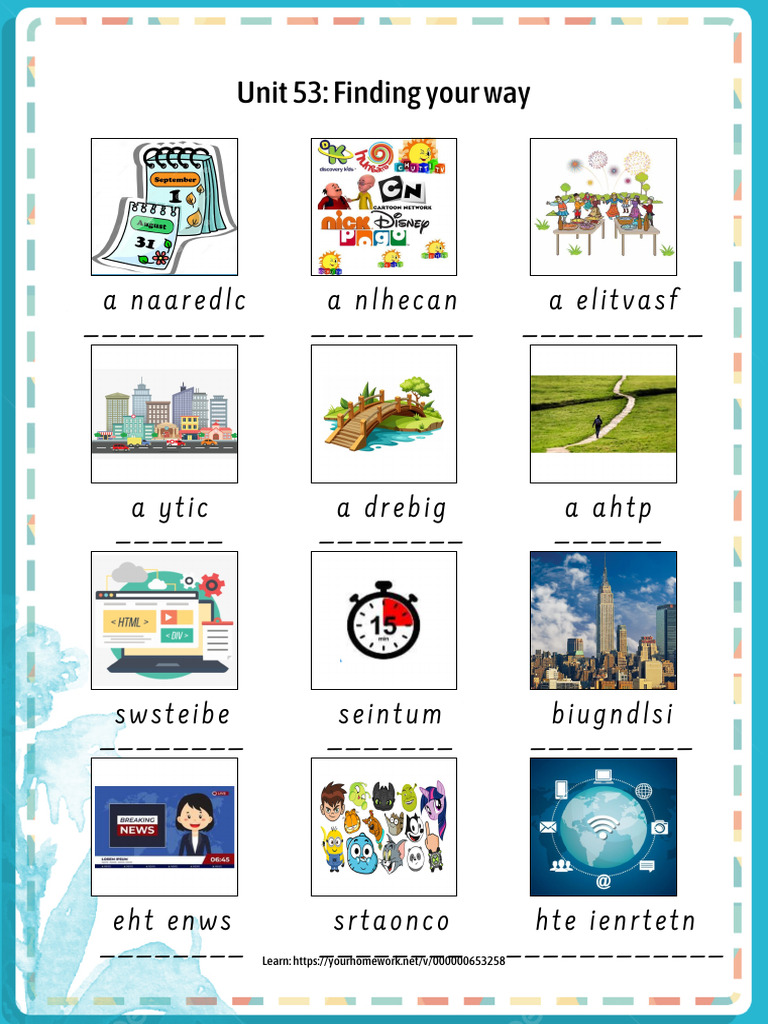 Unit 53 - Finding Your Way - PDF1 | PDF